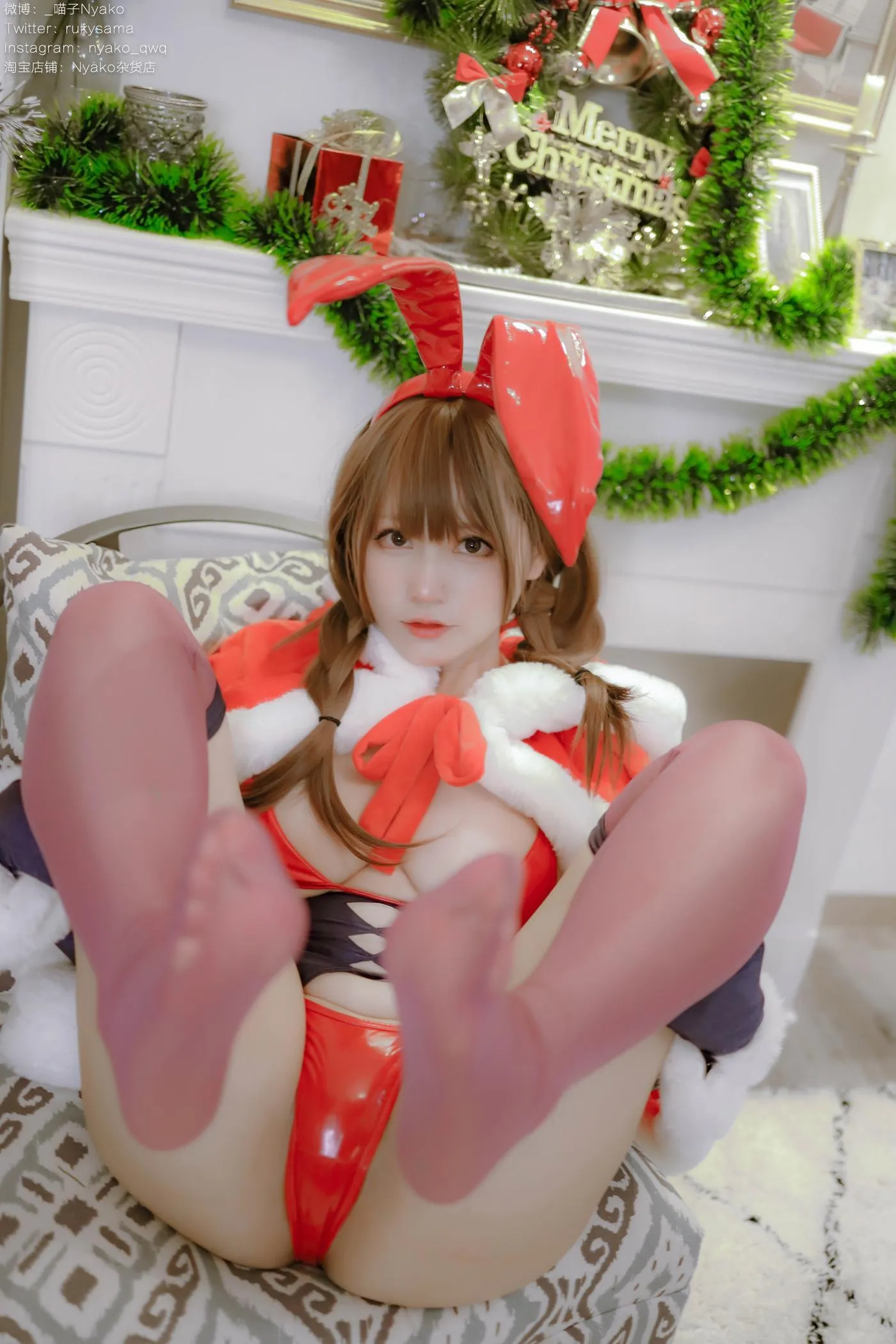 Nyako喵子 – NO.54 Christmas Bunny [68P]插图4